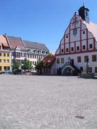 Blick zum Alten Rathaus ( Foto: Museum Gschenhaus)